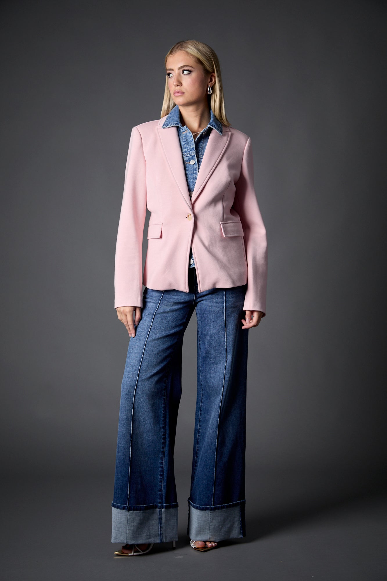 Helen Blazer in Pale Pink